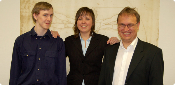 Wikstens datorservice - Andreas, Maria och Jimmy